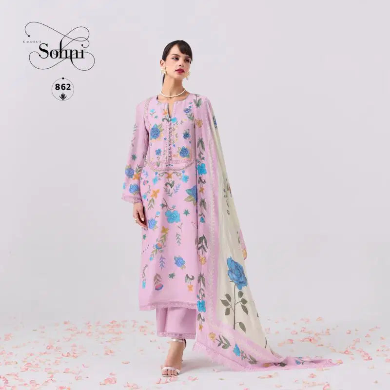 Kimora Sohni Valley Vol 79 Cotton Lawn Digital Printed Salwar Kameez