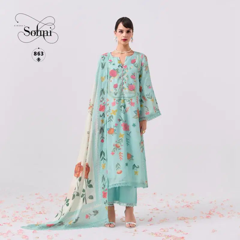 Kimora Sohni Valley Vol 79 Cotton Lawn Digital Printed Salwar Kameez