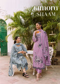 Kimora Suit Shaam Vol 91 Muslin Digital Prin Hand Work Salwar Kameez