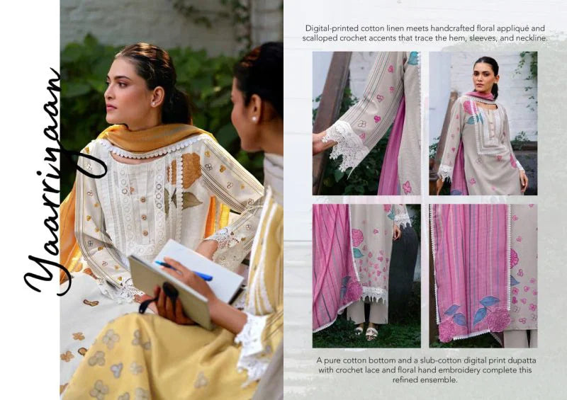 Kimora Sukoon Linen Cotton Digital Print Salwar Kameez