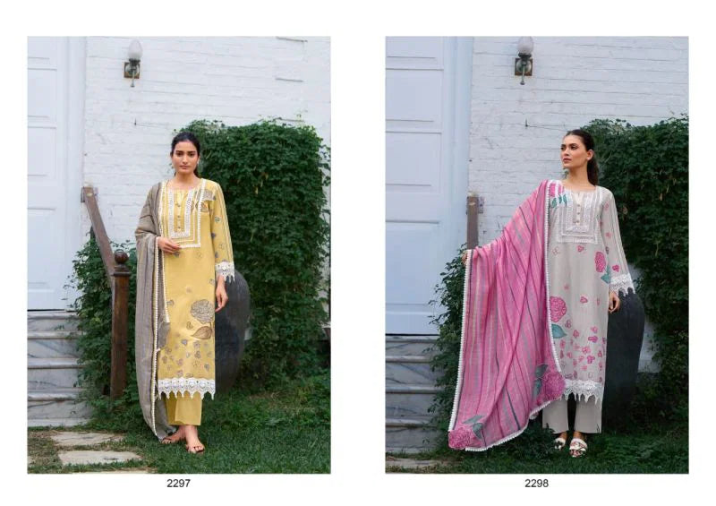Kimora Sukoon Linen Cotton Digital Print Salwar Kameez