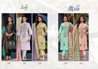Levisha Alfaaz Cambric Lawn Cotton Printed With Work Dress Material
