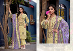 Levisha Alfaaz Cambric Lawn Cotton Printed With Work Dress Material