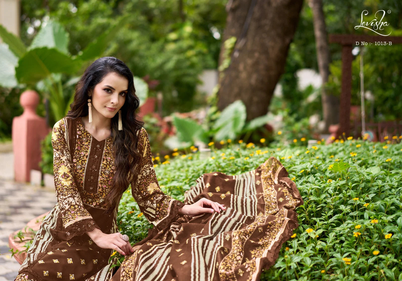 Levisha Bagh Rayon Digital Printed Pakistabi Dress Material Collection