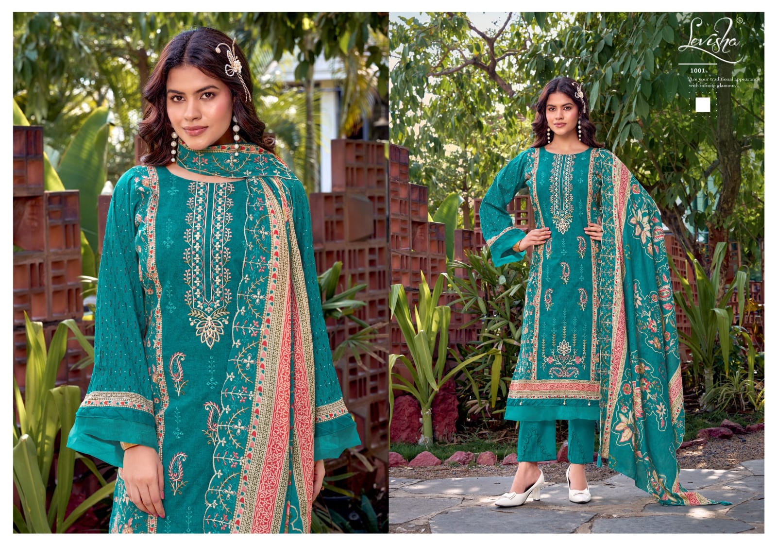 Levisha Bin Saeed Vol 06 Cambric Cotton Printed Dress Material