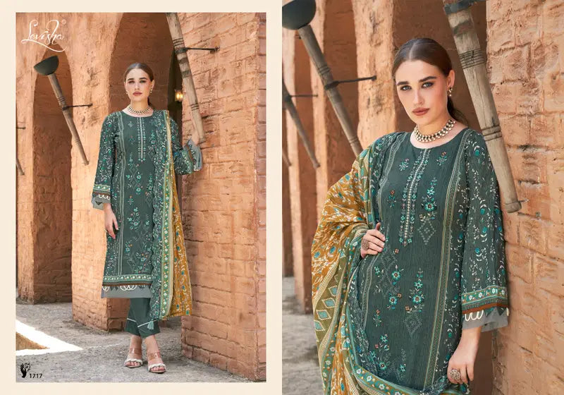 Levisha Madhubala Vol 17 Cambric Lawn Cotton Embroidered Dress Material
