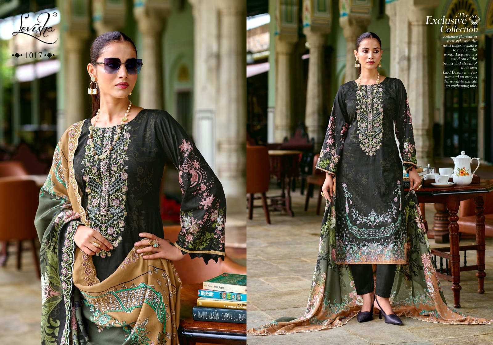 Levisha Mariyam Vol 1 Cambric Cotton With Embroidery Dress Material