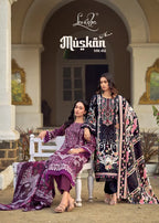 Levisha Muskan Vol 2 Cambric Cotton Print Embroidery Work Dress Material