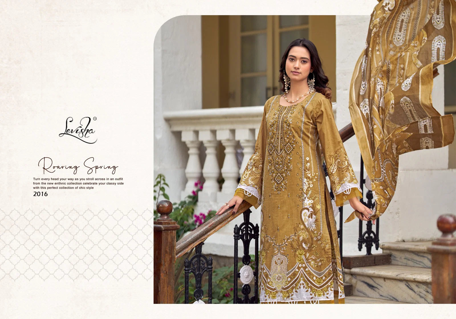 Levisha Muskan Vol 2 Cambric Cotton Print Embroidery Work Dress Material