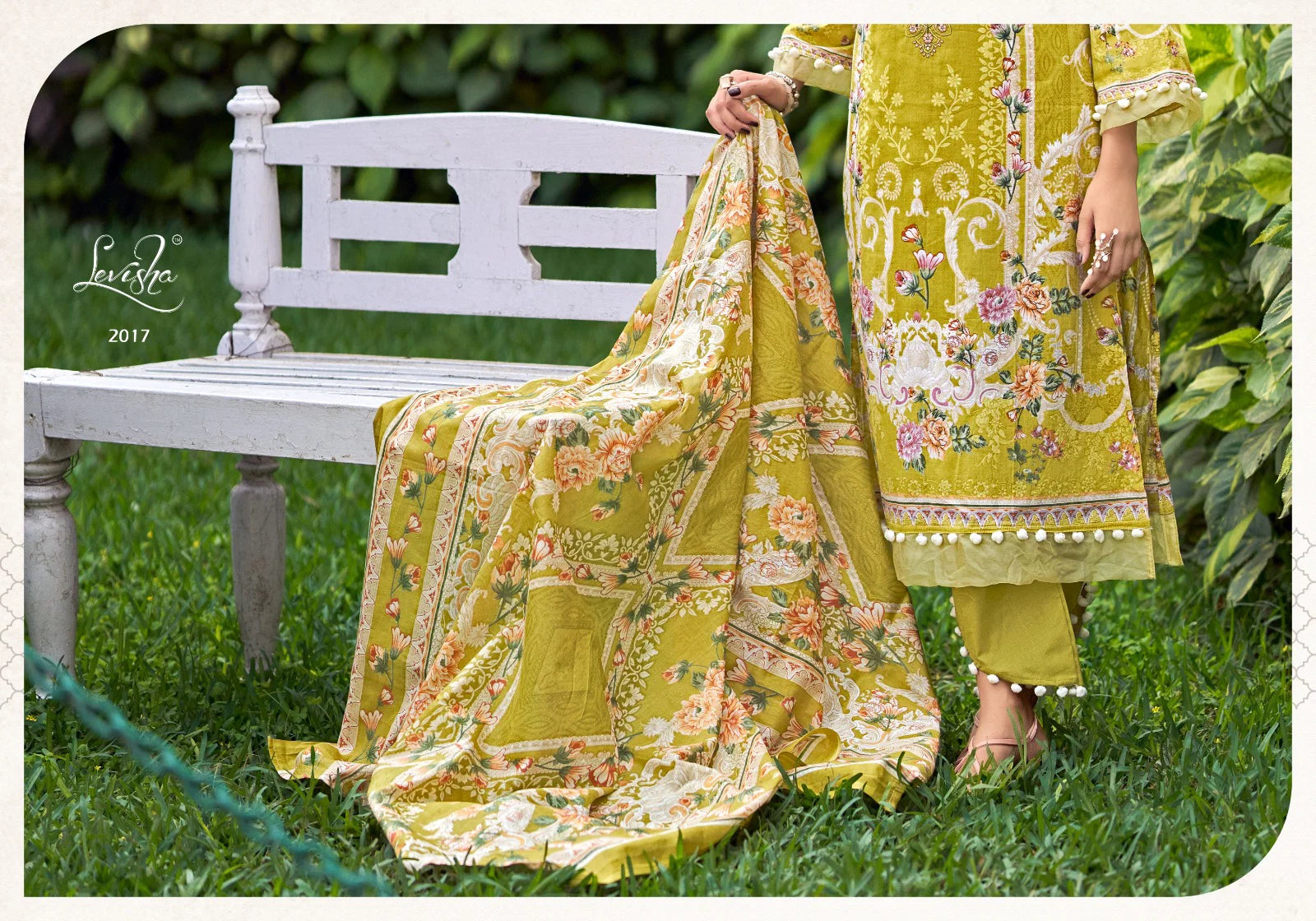 Levisha Muskan Vol 2 Cambric Cotton Print Embroidery Work Dress Material