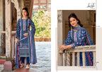 Levisha Zubia Cambric Cotton Embroidered Dress Material