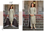 Levisha Zubia Cambric Cotton Embroidered Dress Material