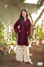 Little Hearts Vol 1 Rayon Embroidered Kurti With Bottom