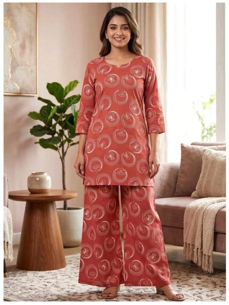 Lrc 16 Rayon Printed Co Ord Set Collection