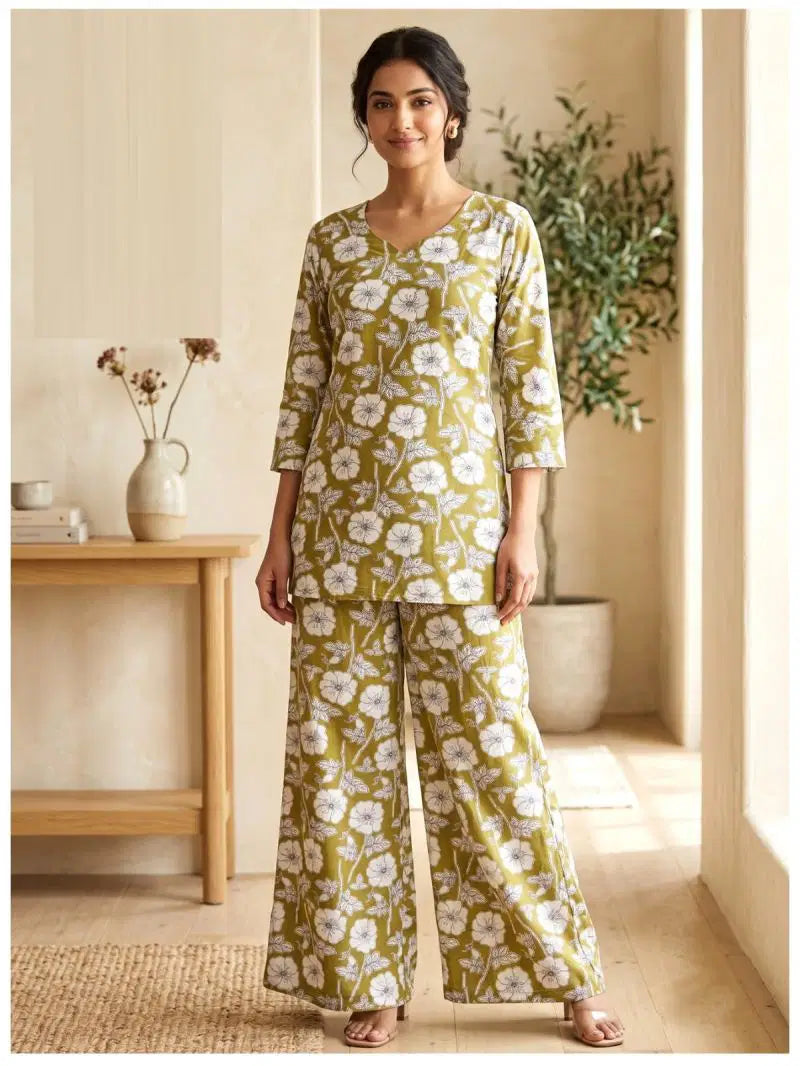 Lrc 16 Rayon Printed Co Ord Set Collection