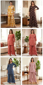 Lrc 16 Rayon Printed Co Ord Set Collection