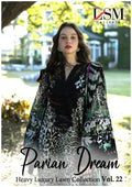 Lsm Parian Dream Vol 22 Lawn Cotton Digital Printed Dress Material