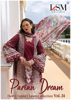 Lsm Parian Dream Vol 24 Readymade Lawn Cotton Kurti Set