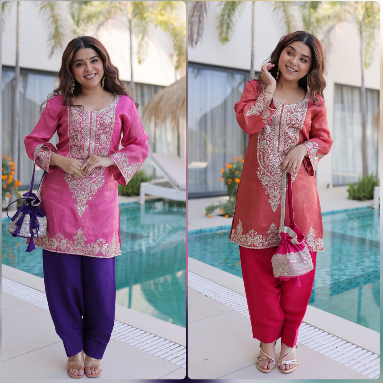 Lw 9321 Viscose Embroidered Kurti Bottom With Batwa Collection
