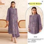 Mah E Rooh 4216 A To D Faux Georgette Embroidered Salwar Kameez Collection