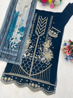 Mah E Rooh 4224 A To E Faux Georgette With Embroidered Salwar Kameez