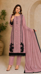 Mah E Rooh 4232 Organza Embroidered Salwar Kameez
