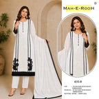 Mah E Rooh 4232 Organza Embroidered Salwar Kameez