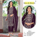 Mah E Rooh 4233 A To D Chiffon With Embroidered Salwar Kameez