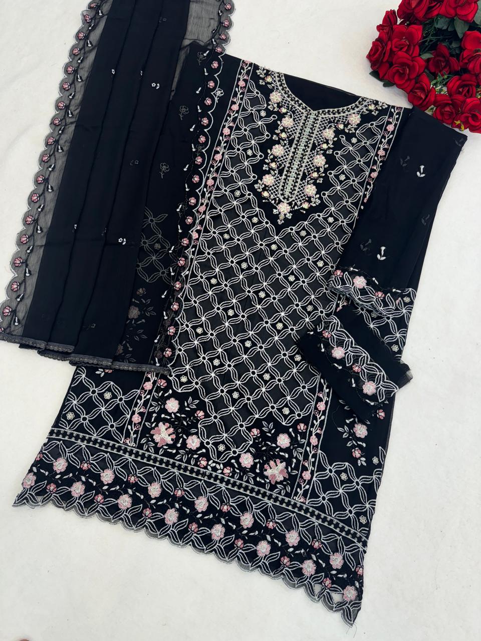 Yd 069 Muslin Cotton Printed Fancy Kurti With Bottom Collection