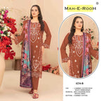 Mah E Rooh 4234 A To D Cambric Cotton Embroidered Salwar Kameez