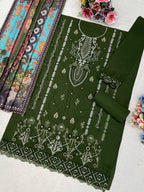 Mah E Rooh 4234 A To D Cambric Cotton Embroidered Salwar Kameez