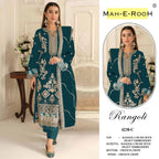 Mah E Rooh 4238 A To D Rangoli Crush Embroidered Salwar Kameez