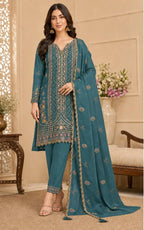 Mah E Rooh 4243 A To D Rangoli Crush With Sequence Work Salwar Kameez