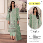 Mah E Rooh 4248 B To D Chiffon Embroidered Salwar Kameez