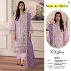 Mah E Rooh 4248 B To D Chiffon Embroidered Salwar Kameez