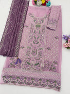 Mah E Rooh 4248 B To D Chiffon Embroidered Salwar Kameez