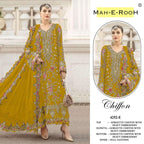 Mah E Rooh 4252 Chiffon Embroidered Salwar Kameez