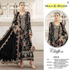 Mah E Rooh 4252 Chiffon Embroidered Salwar Kameez