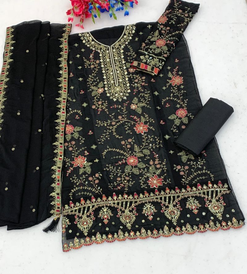 Mah E Rooh 4252 Chiffon Embroidered Salwar Kameez
