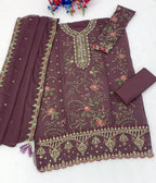 Mah E Rooh 4252 Chiffon Embroidered Salwar Kameez