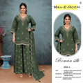 Mah E Rooh 4261 A And B Roman Silk With Embroidered Salwar Kameez
