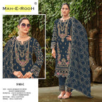 Mah E Rooh 5183 A To D Faux Georgette With Embroidered Salwar Kameez