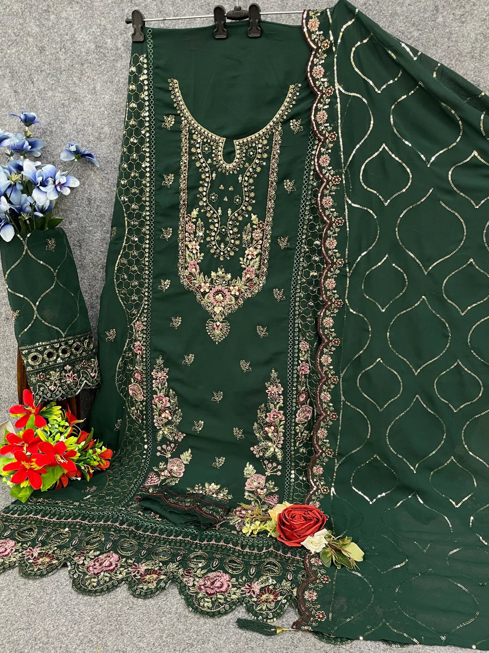 Mah E Rooh 5183 A To D Faux Georgette With Embroidered Salwar Kameez