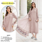 Mah E Rooh 5207 A To D Faux Georgette Embroidered Salwar Kameez