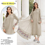 Mah E Rooh 5207 A To D Faux Georgette Embroidered Salwar Kameez