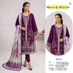Mah E Rooh 5217 Slub Cotton Embroidered Salwar Kameez Collection