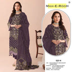 Mah E Rooh 5221 A To E Faux Georgette Embroidered Salwar Kameez