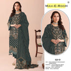 Mah E Rooh 5221 A To E Faux Georgette Embroidered Salwar Kameez