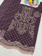 Mah E Rooh 5221 A To E Faux Georgette Embroidered Salwar Kameez