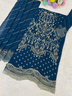 Mah E Rooh 5221 A To E Faux Georgette Embroidered Salwar Kameez
